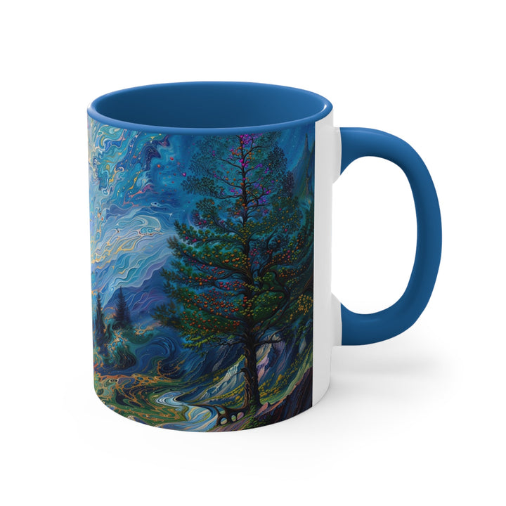 Surreal Nature's Contrast - Accent Coffee Mug - Mug - g(0D·IO) - Pink - 11oz -