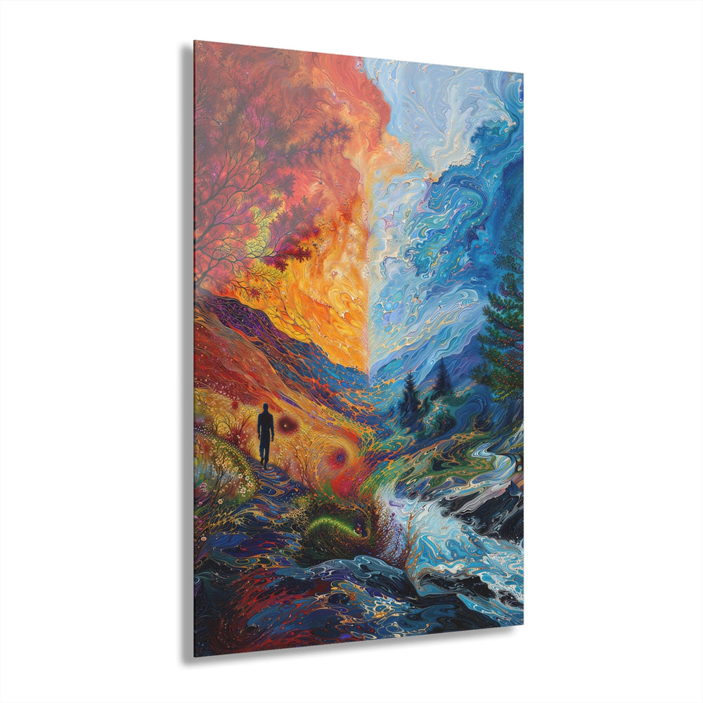 Surreal Nature's Contrast - Acrylic Prints (French Cleat Hanging) - Home Decor - g(0D·IO) - 24" x 36" (Vertical) - 0.25'' -