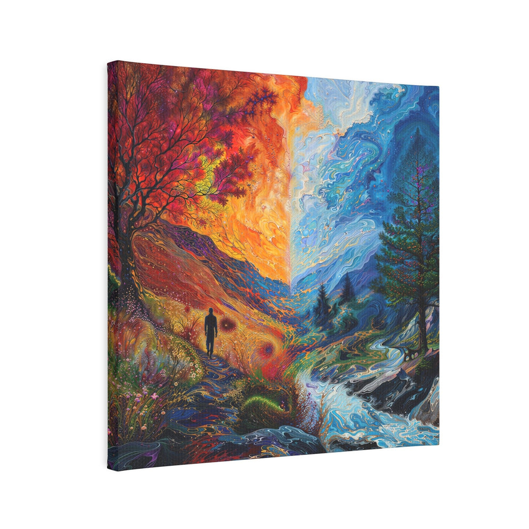 Surreal Nature's Contrast - Canvas Photo Tile - Canvas - g(0D·IO) - 8" x 8" (Square) - 0.5" -