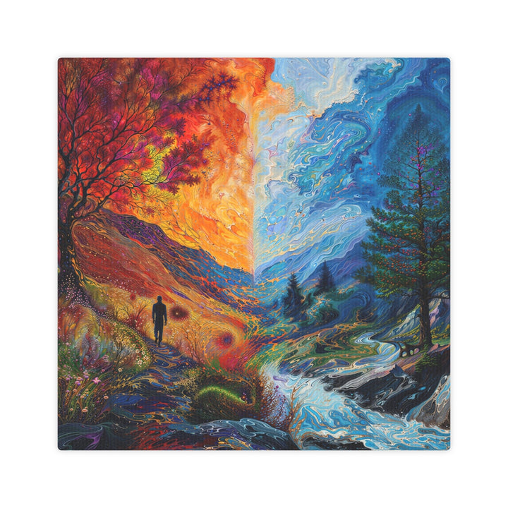 Surreal Nature's Contrast - Canvas Photo Tile - Canvas - g(0D·IO) - 8" x 8" (Square) - 0.5" -