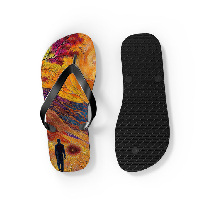 Surreal Nature's Contrast - Flip Flops - Shoes - g(0D·IO) - XL - Black sole -