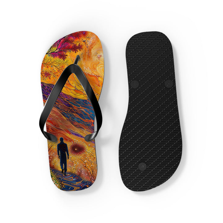 Surreal Nature's Contrast - Flip Flops - Shoes - g(0D·IO) - XL - Black sole -