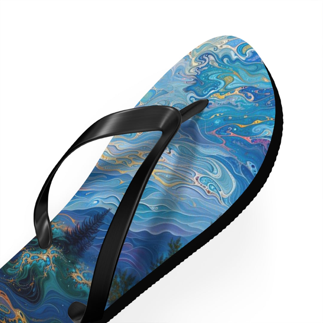 Surreal Nature's Contrast - Flip Flops - Shoes - g(0D·IO) - XL - Black sole -