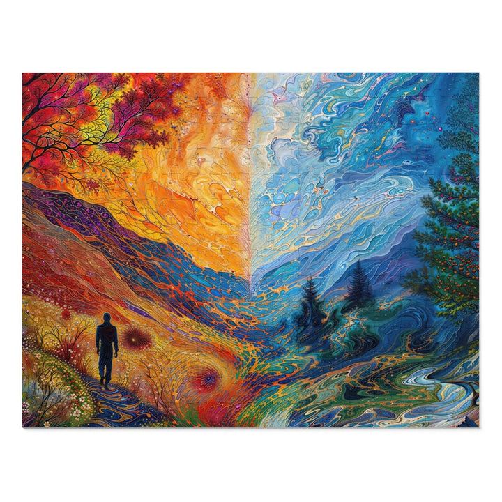 Surreal Nature's Contrast - Jigsaw Puzzle (100, 252, 500, 1000 pieces) - Puzzle - g(0D·IO) - 14" × 11" (252 pcs) - -