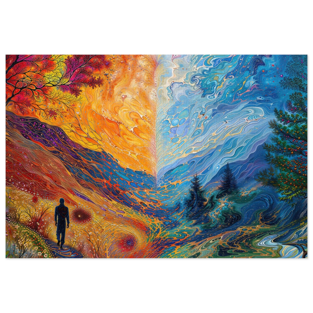 Surreal Nature's Contrast - Jigsaw Puzzle (100, 252, 500, 1000 pieces) - Puzzle - g(0D·IO) - 29.25" × 19.75" (1000 pcs) - -