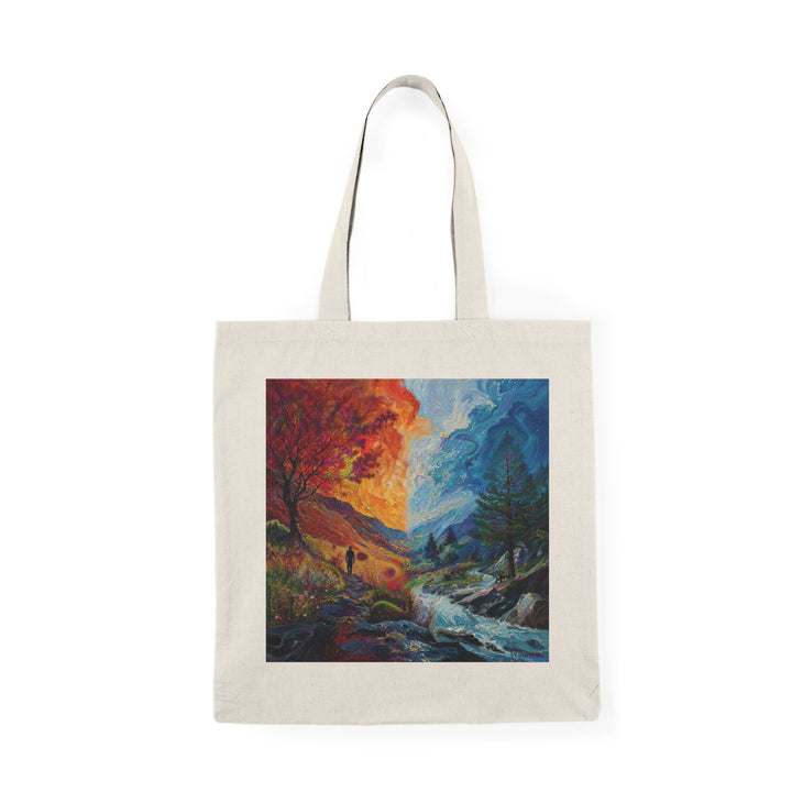 Surreal Nature's Contrast - Natural Tote Bag - Bags - g(0D·IO) - 15" x 16" - Natural -