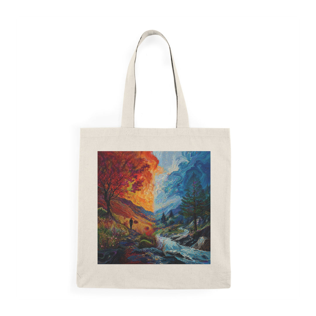 Surreal Nature's Contrast - Natural Tote Bag - Bags - g(0D·IO) - 15" x 16" - Natural -