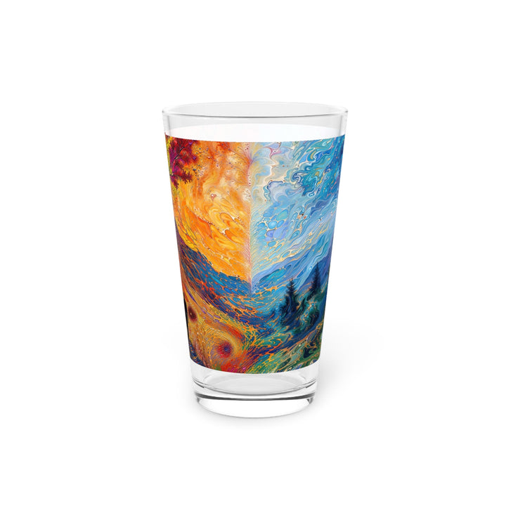 Surreal Nature's Contrast - Pint Glass - Mug - g(0D·IO) - 16oz - -