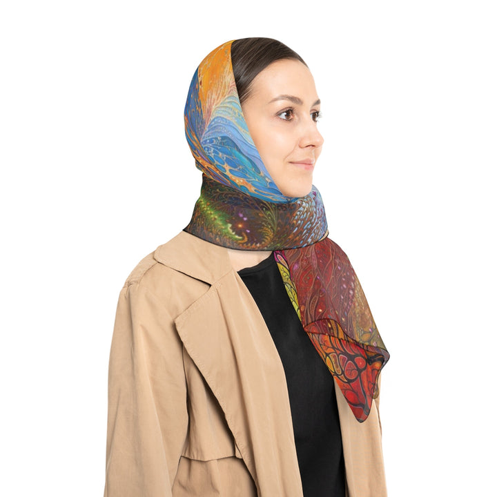 Surreal Nature's Contrast - Poly Scarf - Accessories - g(0D·IO) - Poly chiffon - 50" × 50" -