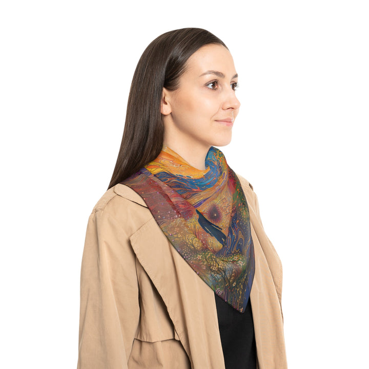 Surreal Nature's Contrast - Poly Scarf - Accessories - g(0D·IO) - Poly chiffon - 50" × 50" -