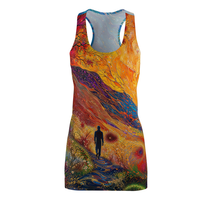 Surreal Nature's Contrast - Racerback Dress - All Over Prints - g(0D·IO) - XS - -