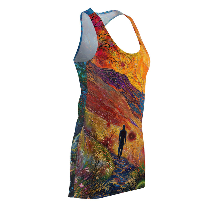 Surreal Nature's Contrast - Racerback Dress - All Over Prints - g(0D·IO) - XS - -