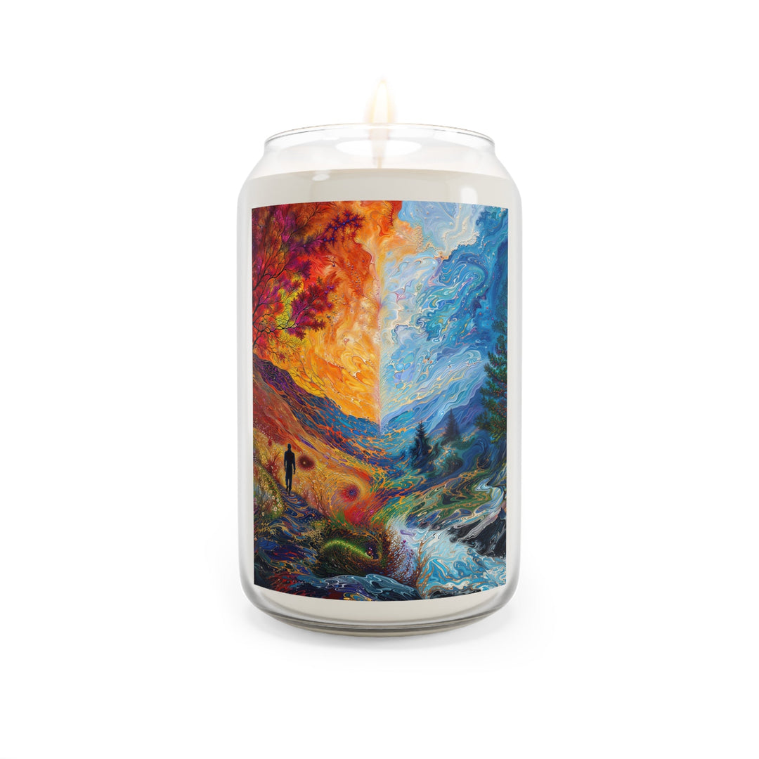 Surreal Nature's Contrast - Scented Candle - Home Decor - g(0D·IO) - Vanilla Bean - 13.75oz -