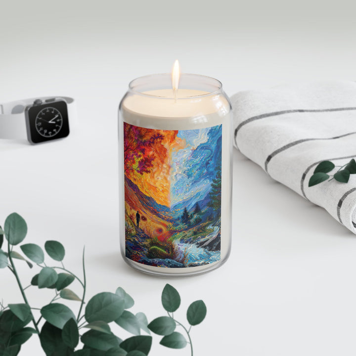 Surreal Nature's Contrast - Scented Candle - Home Decor - g(0D·IO) - Vanilla Bean - 13.75oz -