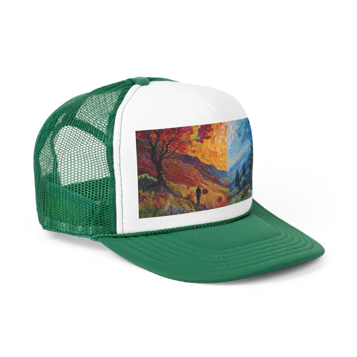 Surreal Nature's Contrast - Trucker Hat - Hats - g(0D·IO) - Pink - One size -