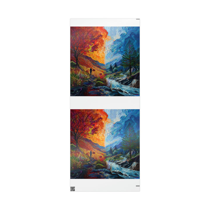 Surreal Nature's Contrast - Wrapping Paper - Home Decor - g(0D·IO) - 30'' x 72'' - Glossy -