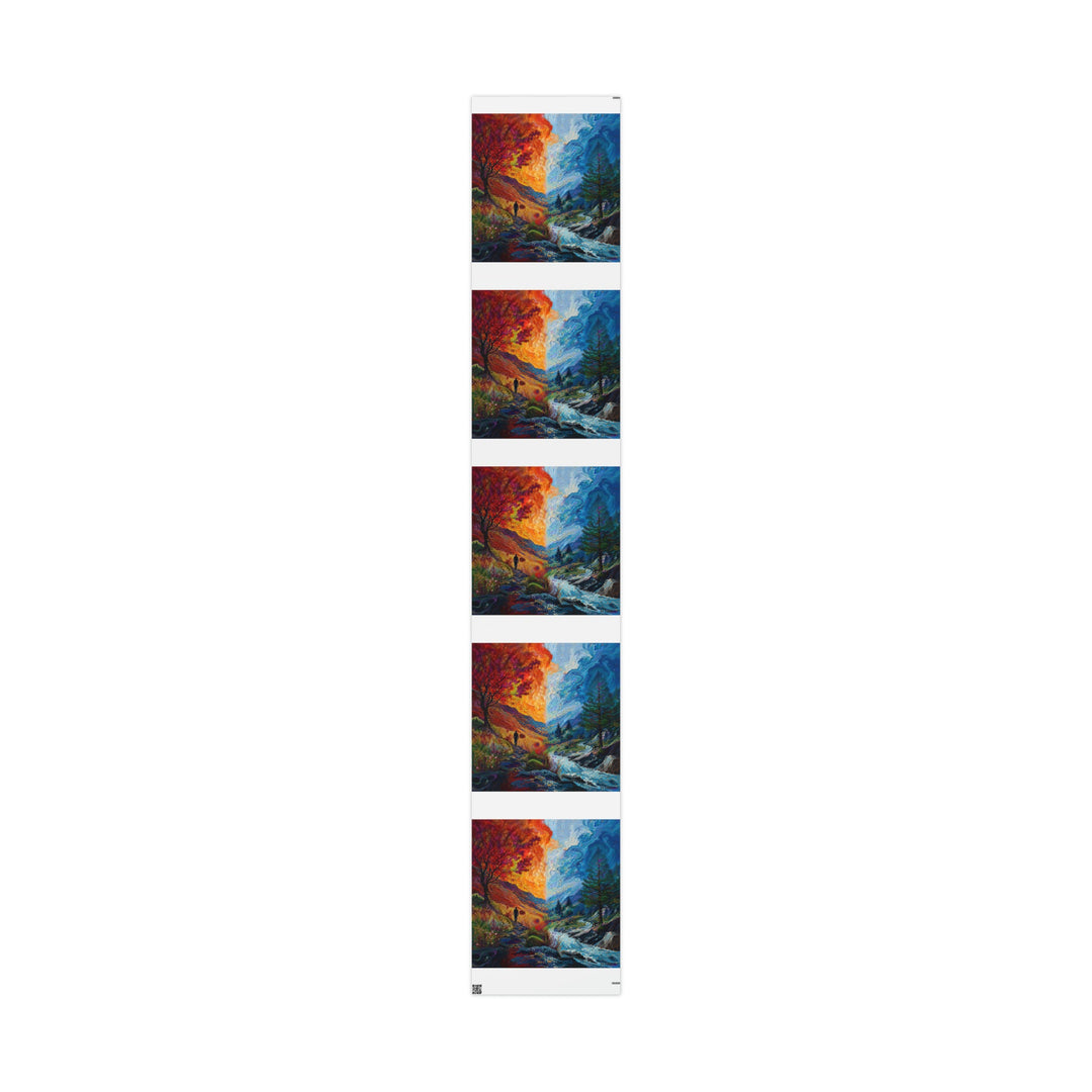 Surreal Nature's Contrast - Wrapping Paper - Home Decor - g(0D·IO) - 30" x 180" - Matte -