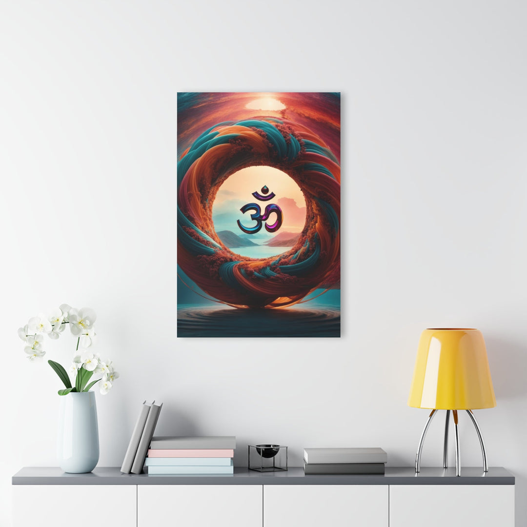 Surreal Om Vortex - Acrylic Prints (French Cleat Hanging) - Home Decor - g(0D·IO) - 24" x 36" (Vertical) - 0.25'' -