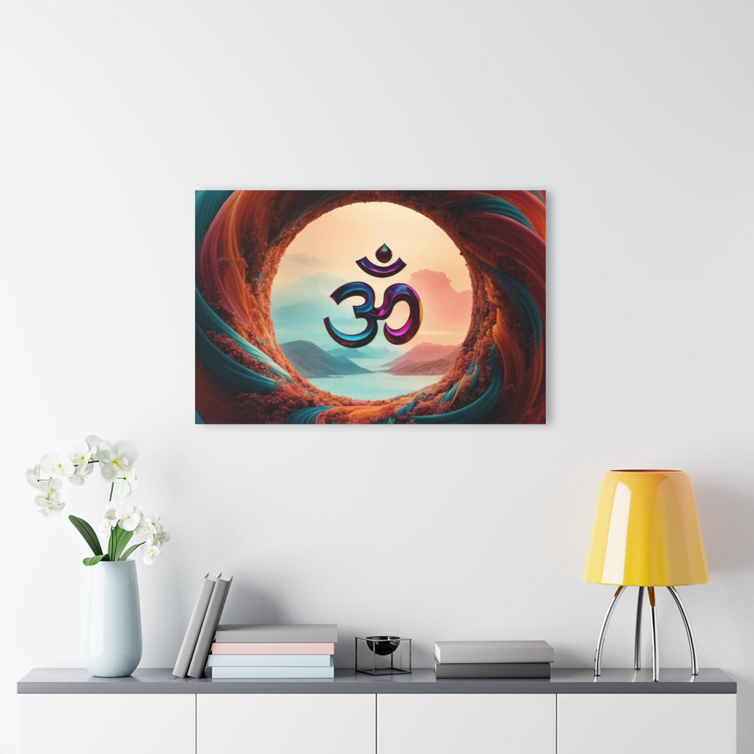 Surreal Om Vortex - Acrylic Prints (French Cleat Hanging) - Home Decor - g(0D·IO) - 24" x 36" (Vertical) - 0.25'' -