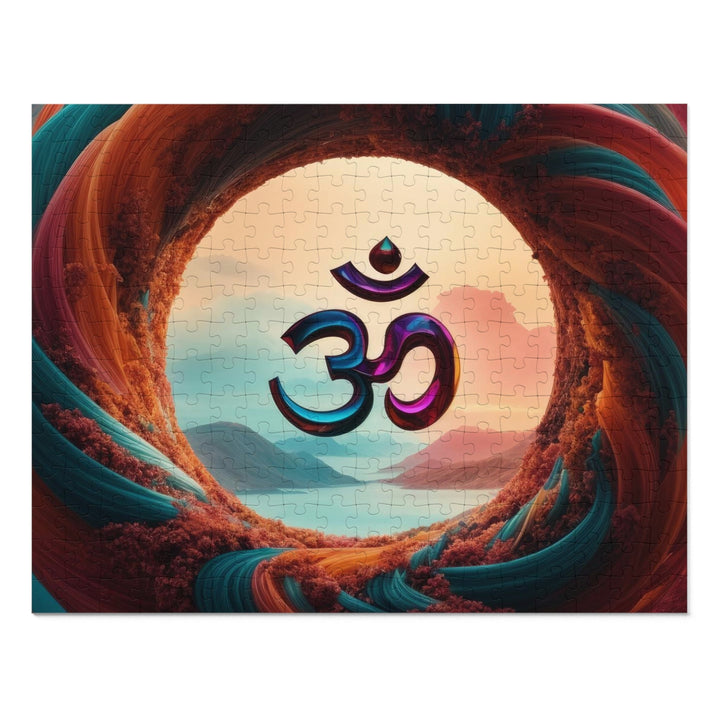 Surreal Om Vortex - Jigsaw Puzzle (100, 252, 500, 1000 pieces) - Puzzle - g(0D·IO) - 14" × 11" (252 pcs) - -