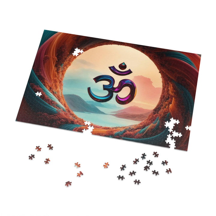 Surreal Om Vortex - Jigsaw Puzzle (100, 252, 500, 1000 pieces) - Puzzle - g(0D·IO) - 29.25" × 19.75" (1000 pcs) - -