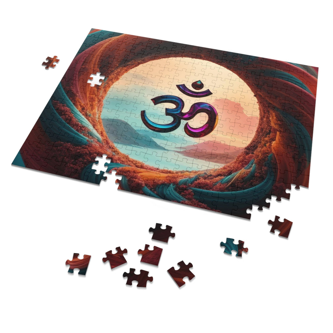 Surreal Om Vortex - Jigsaw Puzzle (100, 252, 500, 1000 pieces) - Puzzle - g(0D·IO) - 29.25" × 19.75" (1000 pcs) - -