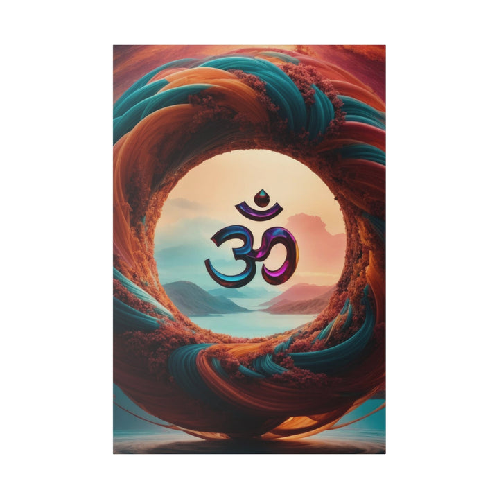 Surreal Om Vortex - Matte Canvas - Canvas - g(0D·IO) - 32″ x 48″ (Vertical) - 0.75'' -