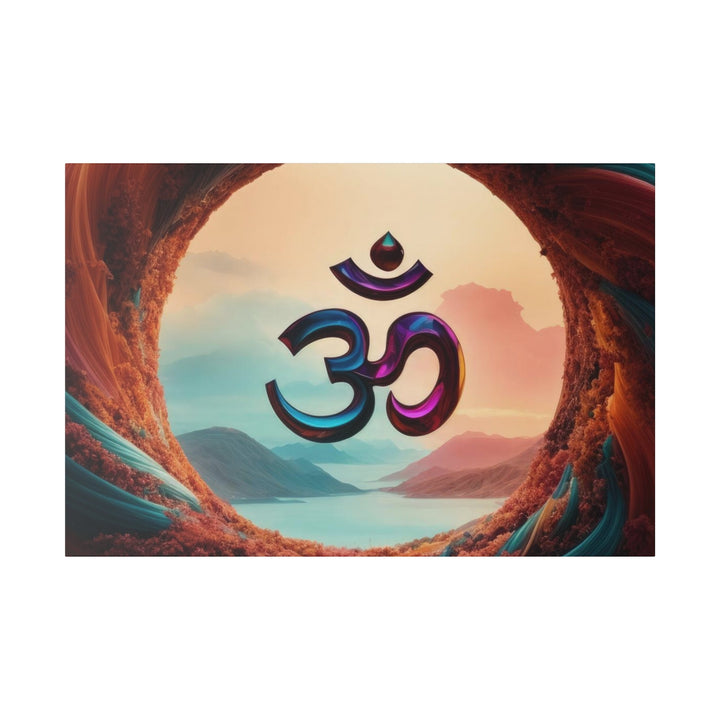 Surreal Om Vortex - Matte Canvas - Canvas - g(0D·IO) - 48″ x 32″ (Horizontal) - 0.75'' -