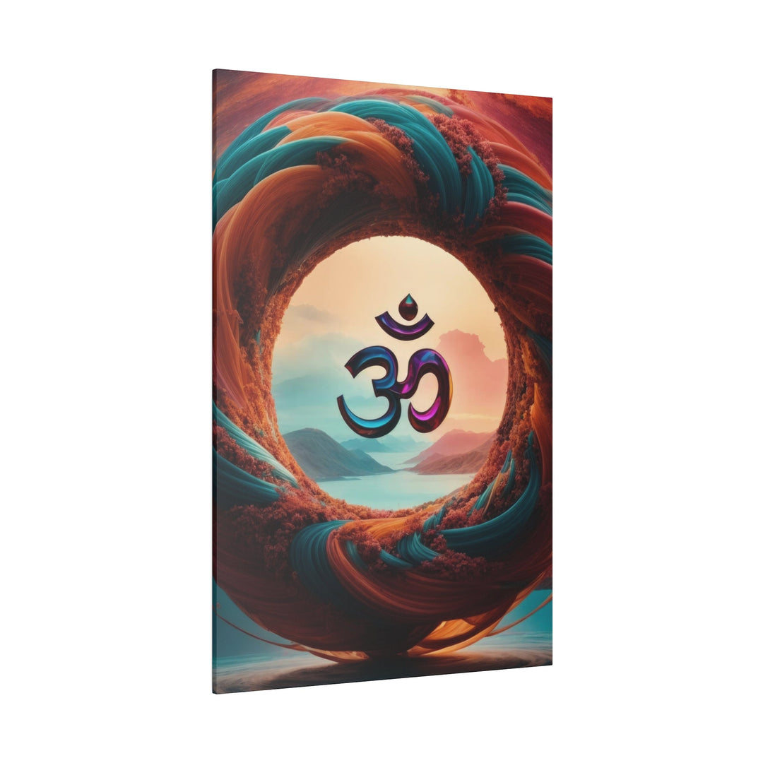 Surreal Om Vortex - Matte Canvas - Canvas - g(0D·IO) - 32" x 32" (Square) - 0.75'' -