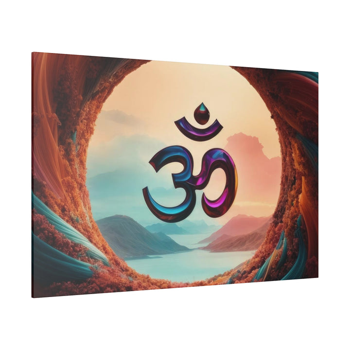 Surreal Om Vortex - Matte Canvas - Canvas - g(0D·IO) - 32" x 32" (Square) - 0.75'' -