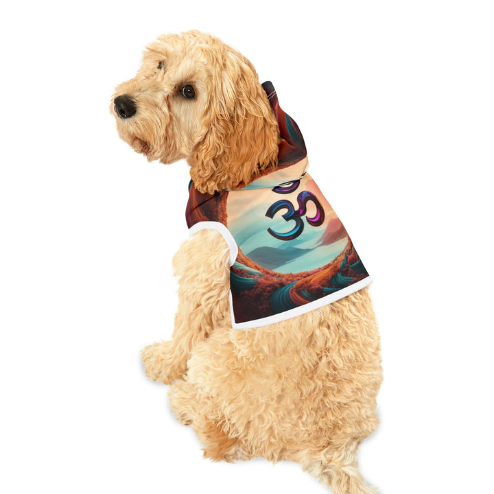 Surreal Om Vortex - Pet Hoodie - Pets - g(0D·IO) - XXS - Black Rib -