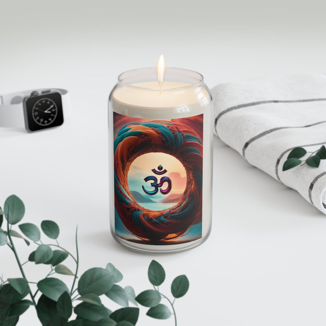Surreal Om Vortex - Scented Candle - Home Decor - g(0D·IO) - Vanilla Bean - 13.75oz -