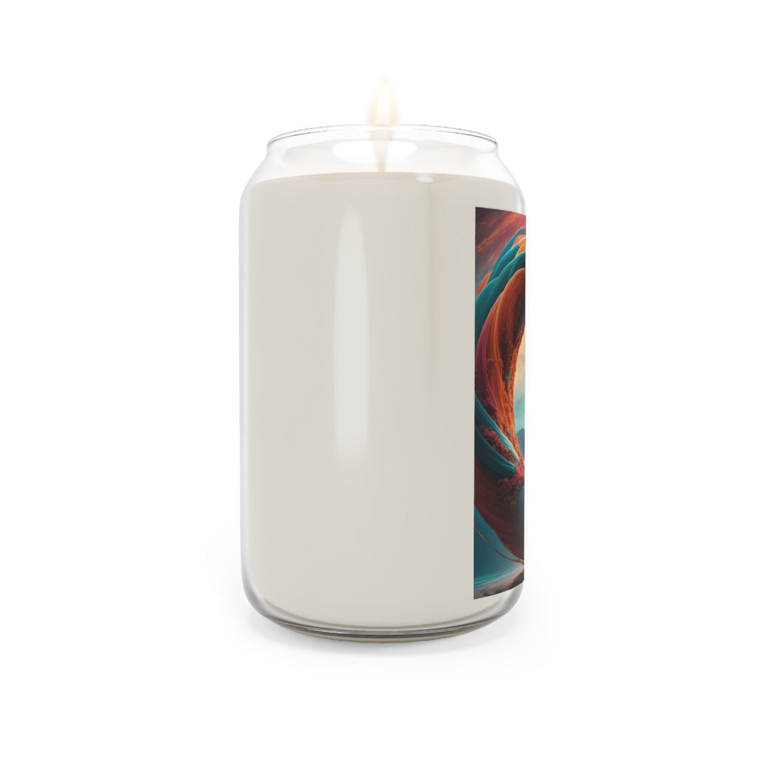 Surreal Om Vortex - Scented Candle - Home Decor - g(0D·IO) - Vanilla Bean - 13.75oz -