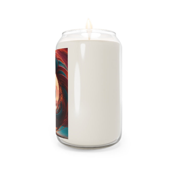 Surreal Om Vortex - Scented Candle - Home Decor - g(0D·IO) - Vanilla Bean - 13.75oz -