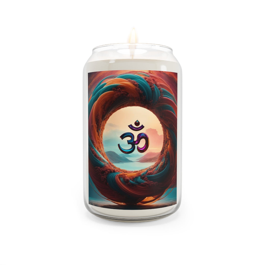 Surreal Om Vortex - Scented Candle - Home Decor - g(0D·IO) - Sea Breeze - 13.75oz -