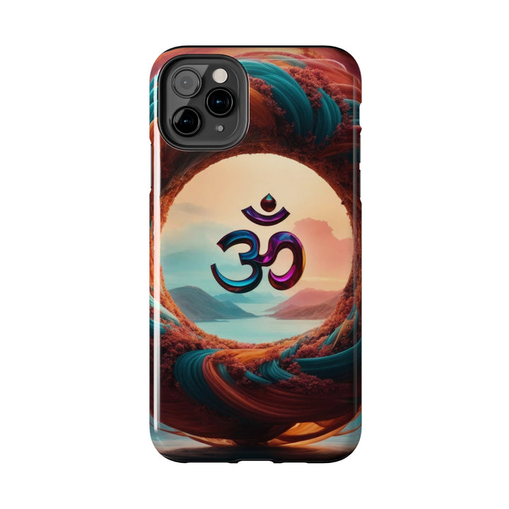 Surreal Om Vortex - Tough Phone Case - Phone Case - g(0D·IO) - iPhone 13 Mini - -