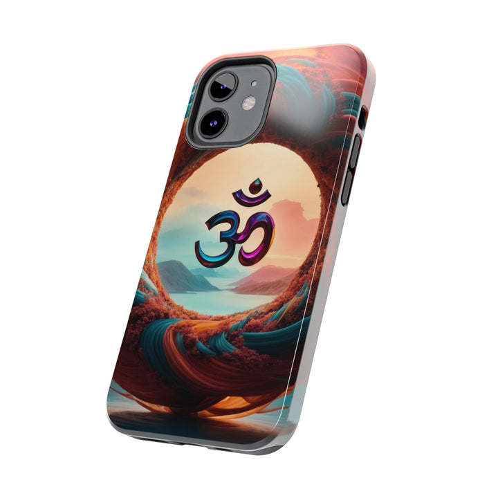 Surreal Om Vortex - Tough Phone Case - Phone Case - g(0D·IO) - iPhone 13 Mini - -