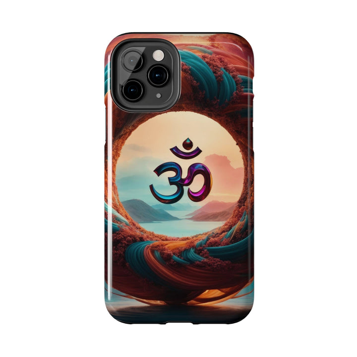 Surreal Om Vortex - Tough Phone Case - Phone Case - g(0D·IO) - iPhone 13 Mini - -