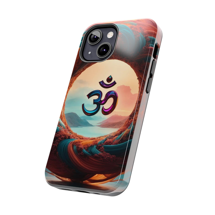 Surreal Om Vortex - Tough Phone Case - Phone Case - g(0D·IO) - iPhone 13 Mini - -