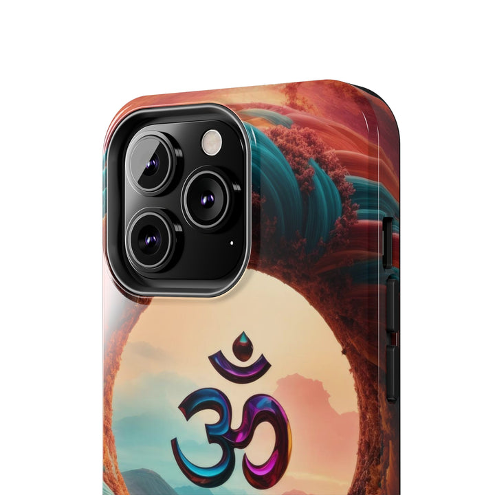 Surreal Om Vortex - Tough Phone Case - Phone Case - g(0D·IO) - iPhone 13 Mini - -