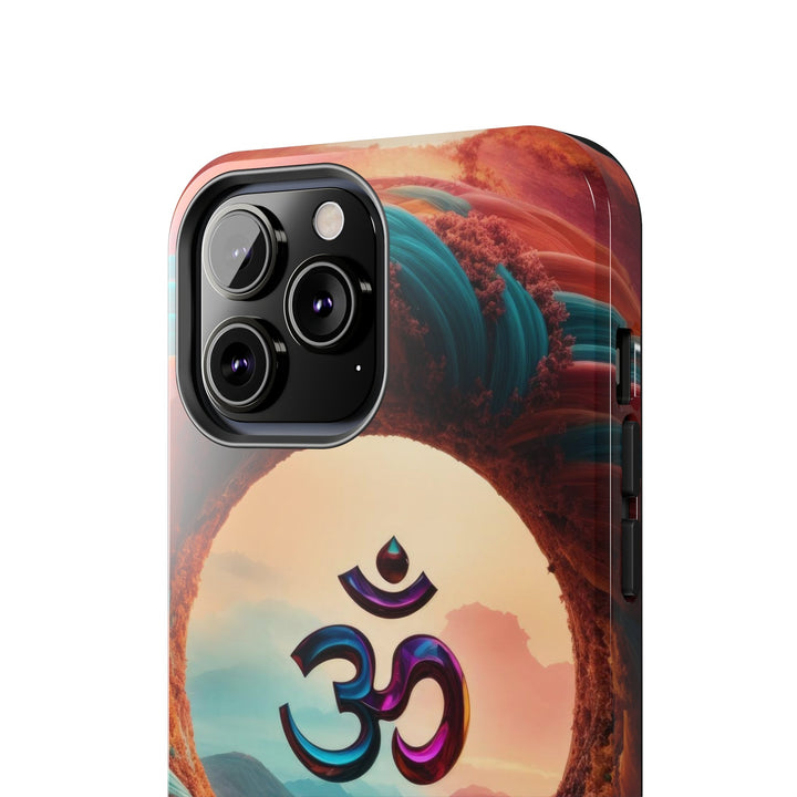 Surreal Om Vortex - Tough Phone Case - Phone Case - g(0D·IO) - iPhone 13 Mini - -