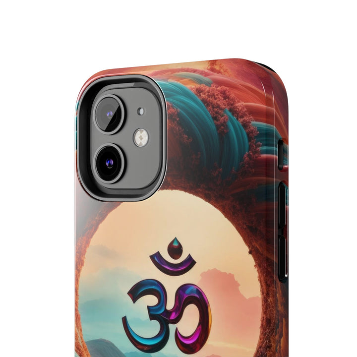 Surreal Om Vortex - Tough Phone Case - Phone Case - g(0D·IO) - iPhone 13 Mini - -