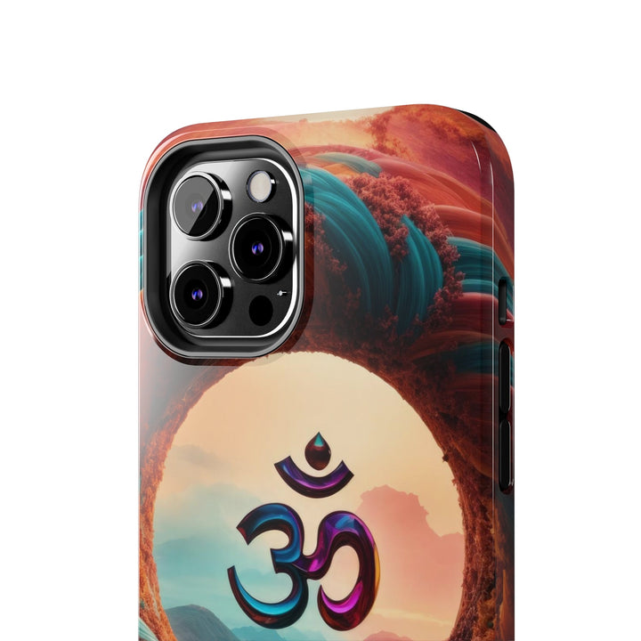 Surreal Om Vortex - Tough Phone Case - Phone Case - g(0D·IO) - iPhone 13 Mini - -