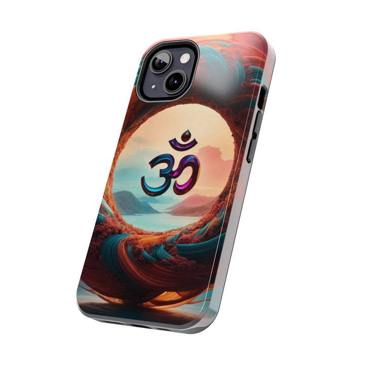 Surreal Om Vortex - Tough Phone Case - Phone Case - g(0D·IO) - iPhone 13 Mini - -