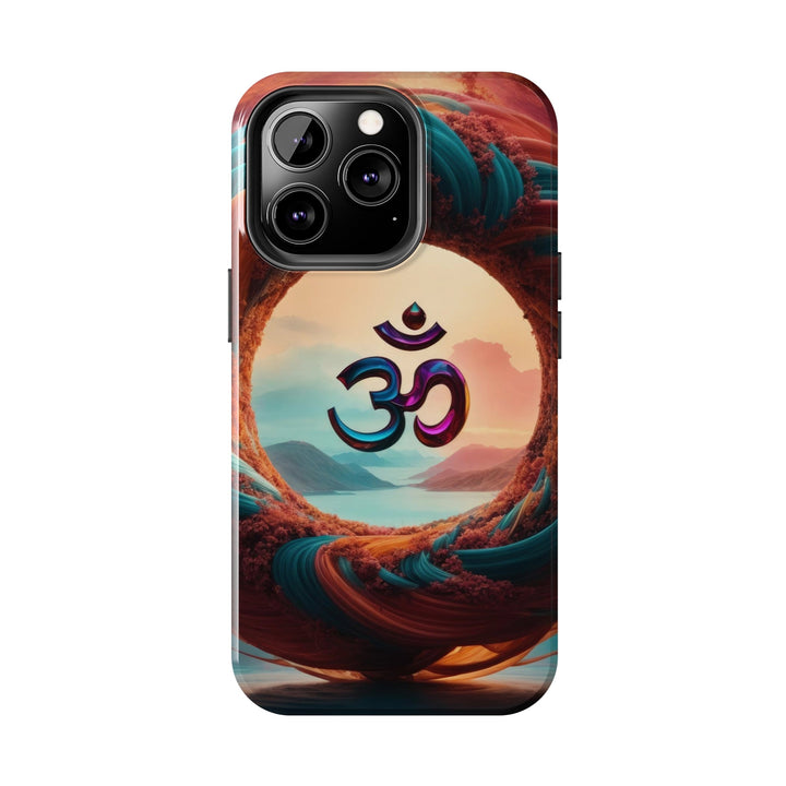 Surreal Om Vortex - Tough Phone Case - Phone Case - g(0D·IO) - iPhone 13 Mini - -