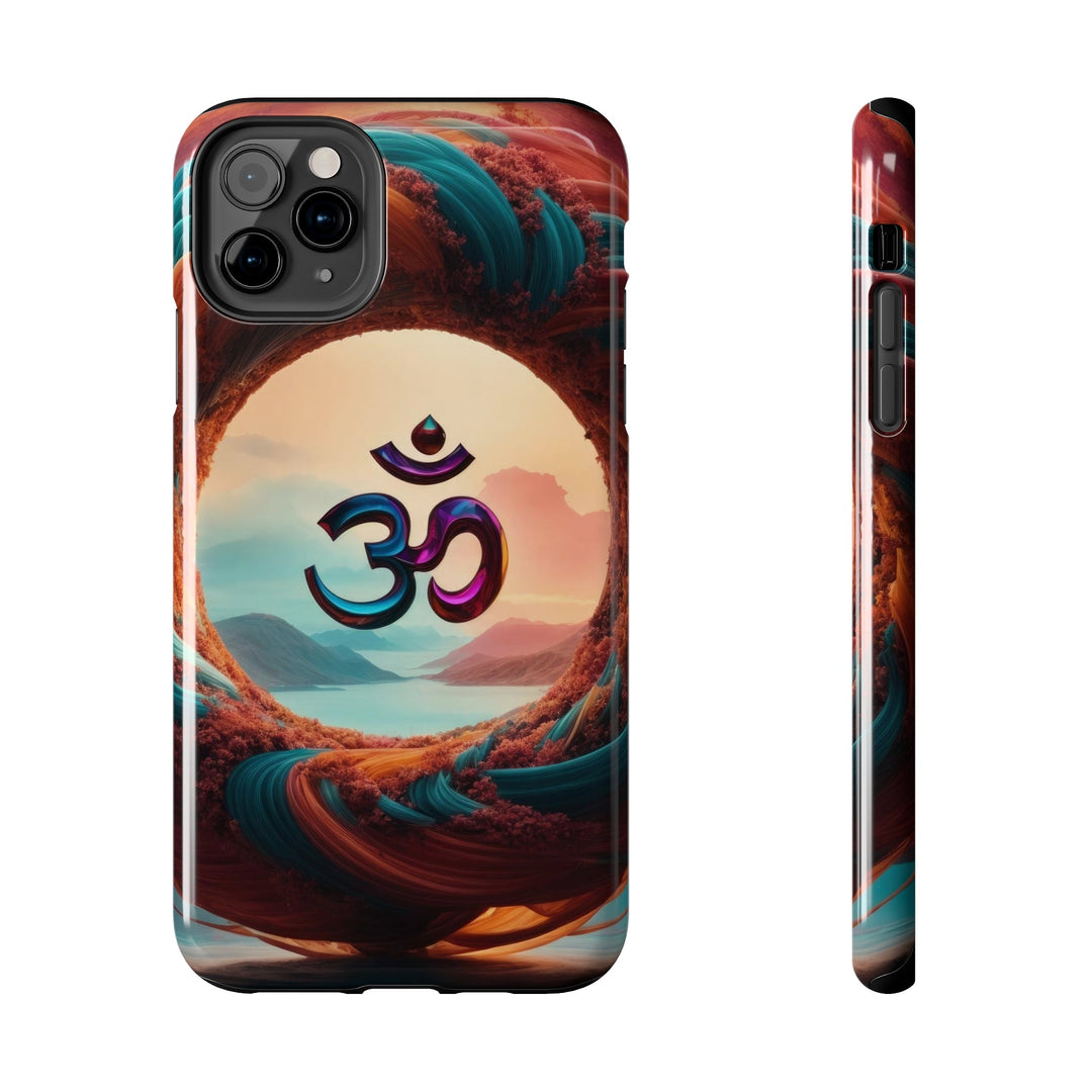 Surreal Om Vortex - Tough Phone Case - Phone Case - g(0D·IO) - iPhone 11 Pro Max - -