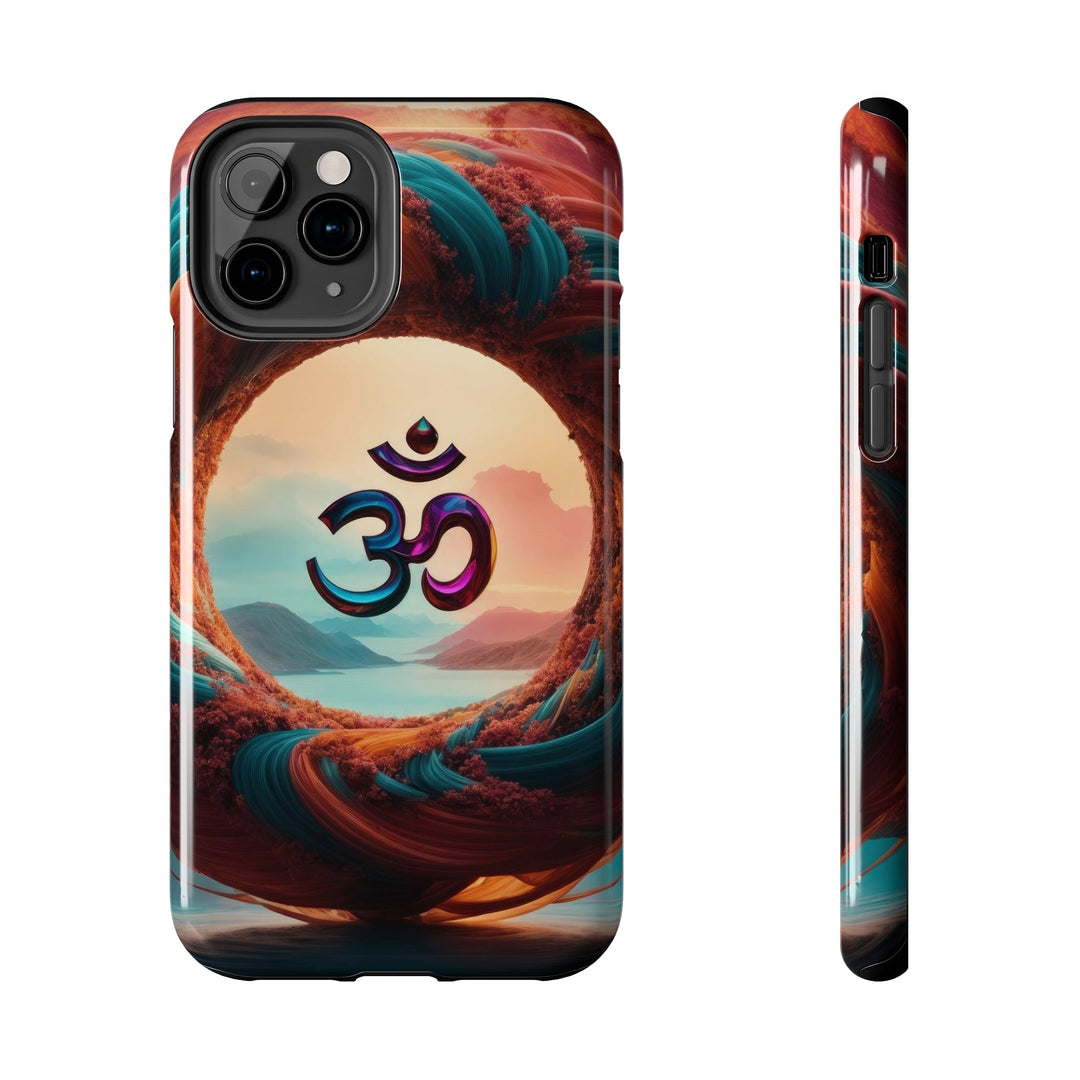 Surreal Om Vortex - Tough Phone Case - Phone Case - g(0D·IO) - iPhone 11 Pro - -