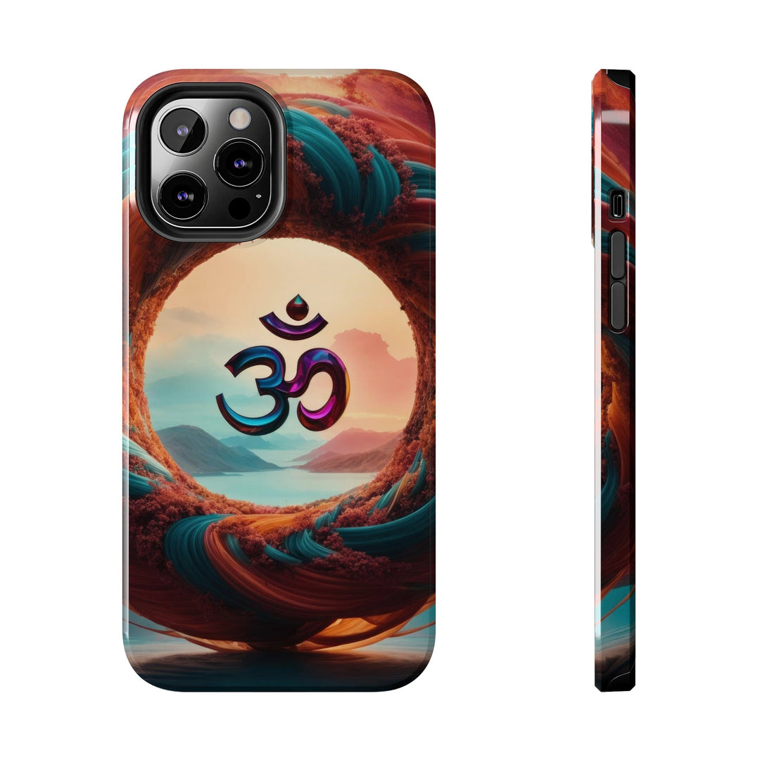 Surreal Om Vortex - Tough Phone Case - Phone Case - g(0D·IO) - iPhone 12 Pro Max - -