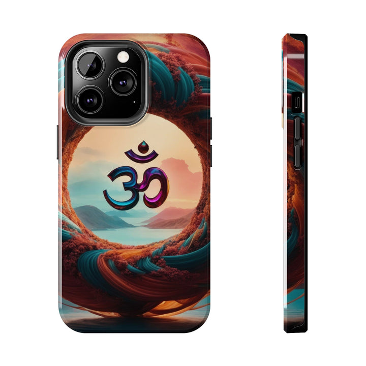 Surreal Om Vortex - Tough Phone Case - Phone Case - g(0D·IO) - iPhone 13 Pro - -