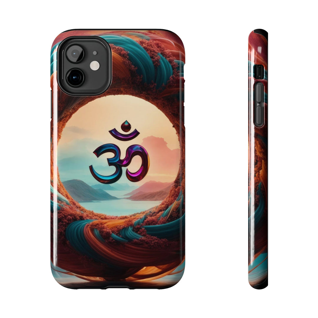 Surreal Om Vortex - Tough Phone Case - Phone Case - g(0D·IO) - iPhone 11 - -